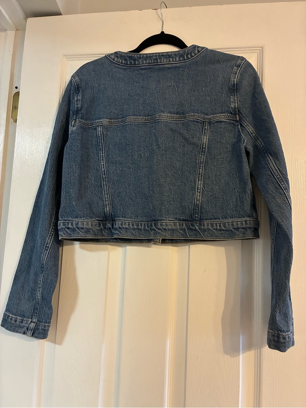 J. Crew Cropped Denim Jacket - Picture 3 of 3
